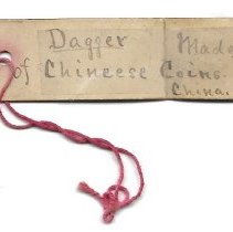 96.0059 Old Handwritten Tag