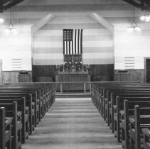Post chapel interior