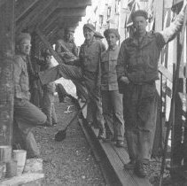 Rifle range pit, Camp Langdon