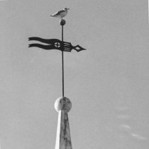 Belfry, windvane, & bird