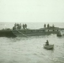 Laying cable off Odiorne Point