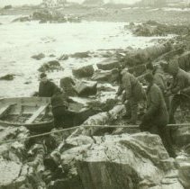 Laying cable, Odiorne Point