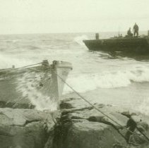 Laying cable, Odiorne Point