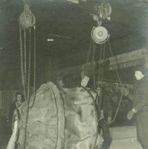 Unloading powder from mine