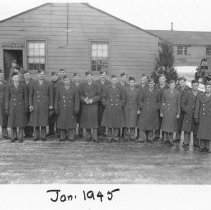 Leaving for overseas 1945