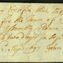 Town Records, 1696-1698