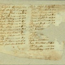 Town Records, 1696-1698