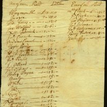 Town Records, 1706-1707