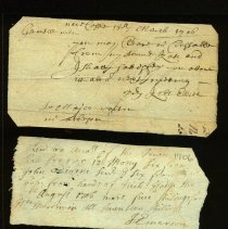 Town Records 1710 and Undated Miscellaneous