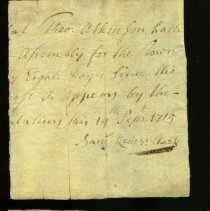 New Castle Town Records, 1711-1715
