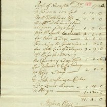 Town Records, 1754