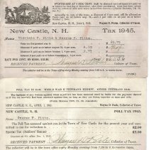 George and Virginia Pitts Tax Bills