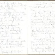 Letter from Gladys H Barker to Christine Norris