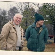 Clint Springer and David Pickett at Great Island Common