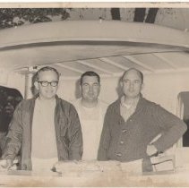 Volunteer Firemen: Reggie Whitehouse, Dick Whitehouse, Ed Arsenault 1967