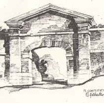 Gilbertson Sketch Fort Constitution 1943