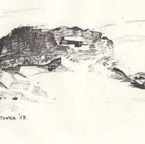 Gilbertson Sketch Walbach Tower (2) 1943