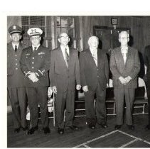 Dedication of War Memorial November 1984