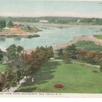 Looking west from Hotel Wentworth, New Castle