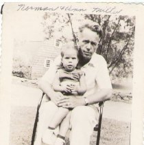 Norman and Ann Miller, 1941, in backyard of 22 Piscataqua St.