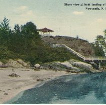 Shore view at boat landing of Hotel Wentworth Newcastle, N.H.