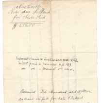 Town Records, 1864-1865
Fourth Call.  The receipts of Volunteers with the 