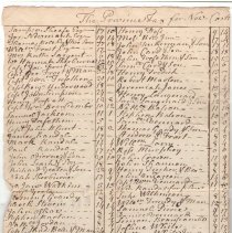 Document B, Side 1, Top Half