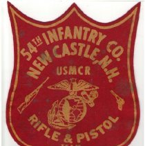 Banner from the 54th Infantry Co. USMCR  Rifle & Pistol Team from New Castle, NH.