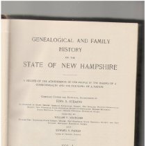 Genealogical and Family History of the State of New Hampshire