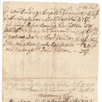 Town Records, 1771
Public sale of used lumber