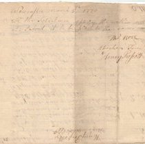 Town Records, 1767-1770
Bill from Henry Prescott to town of New Castle