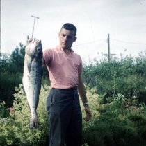Andrew White with haddock