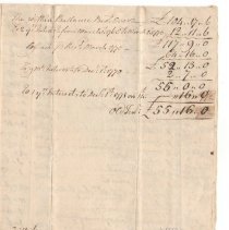 Town Records, 1770-1772
The bridge accounts-cost of wine, punch, rum etc.