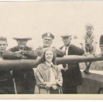 Tom Mix visits the fort in 1930