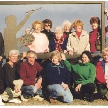 New Castle Art Society members at Great Island Common, Summer 1999