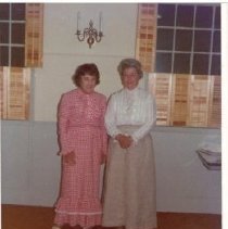 Geraldine Haywood Woodward and Shirley Grover