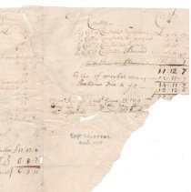 Town Records, 1715-1719
Capt. Odiorne's account with the town of New Castl
