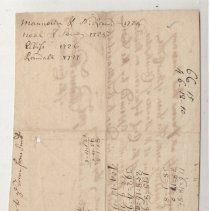 Town Records, 1728
Town of New Castle committee notification