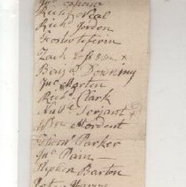 Town Records, 1720
List taken out of the original ??
