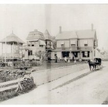 Haywood/Woodward/Cox/Lacasse house at corner of Wentworth Road and Ocean Street.