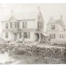 Haywood/Woodward/Cox/Lacasse house at corner of Wentworth Road and Ocean Street.
