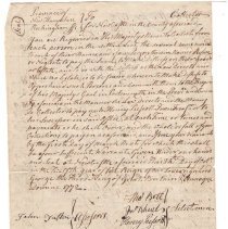 Town Records, 1772
Province & County & Town Tax