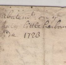 Town Records, 1723
Abatements of rates, Little Harbor Side