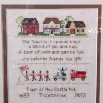 Tricentennial cross stitch