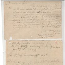 Town Records, 1731
Notification of parish meeting, tax collector is in hiding, Rev. John Blunt called to the parish