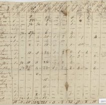 Town Records, 1736
Town inventory
