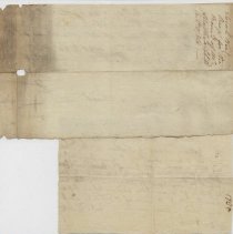 Town Records, 1735-1736
3 fragments-board for pauper's child, abatements, 