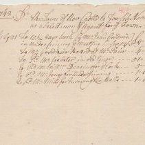 Town Records, 1742
Town payments-similar to 2019.003.017