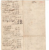 Town Records, 1772
Names of ships,cargoes, owners, slaves, farm animals