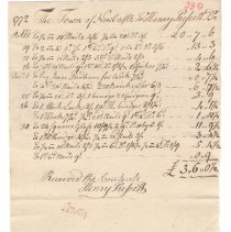 Town Records, 1772
The Town of New Castle to Henry Prescott